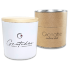 Vela Vegetal Aromática E Massagem | Gratidão - Tubete - Branco